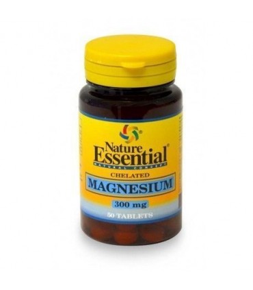 magnesio 300mg 50 tabletas nature essential
