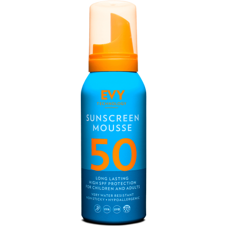 Protector Solar SUNSCREEN MOUSSE SPF50 EVY
