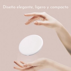 Espejo de mano con detección UV protección solar Smart sunscreen makeup