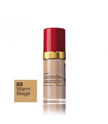Maquillaje con tratamiento CellTeint Cellcosmet 03 WARM BEIGE