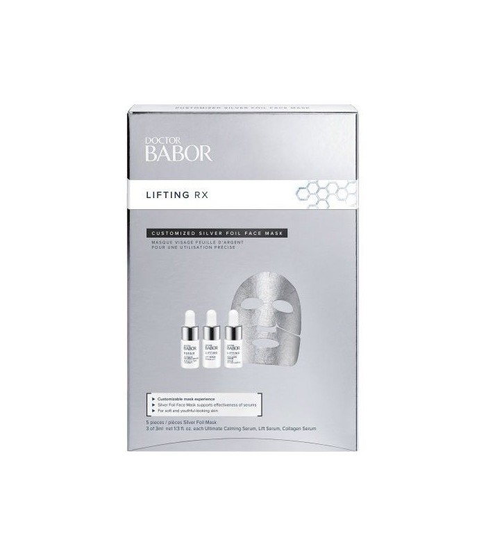 Customized Silver Foil Face Mask Dr Babor